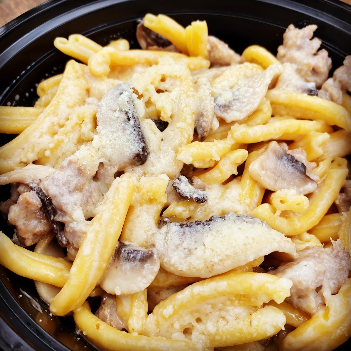 Casa Golosa fresh pasta with mushrooms