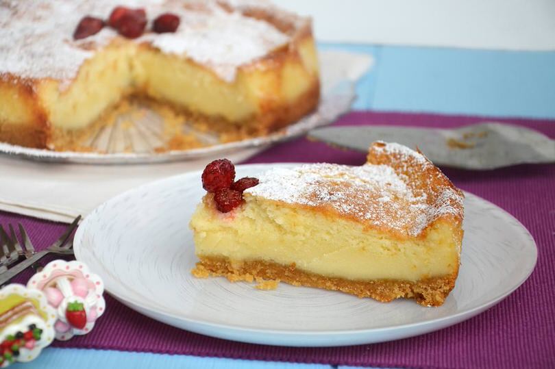 Torta alla Robiola, Italian cheesecake